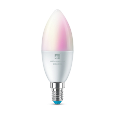 LED Smart E14 Candle Bulb Warm Colour Changing and Tuenable White Wifi & Bluetooth 