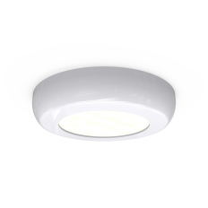 Circle White Cabinet LED