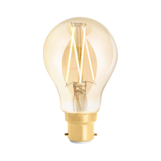 LED Smart Filament Bulb Amber BC (B22) Tuneable White & Dimmable