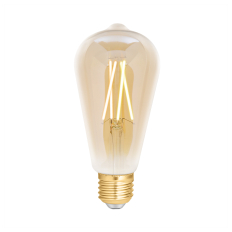 LED Smart ST64 Filament Bulb Amber ES (E27) Tuneable White & Dimmable