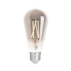 LED Smart ST64 Filament Bulb Smoky ES (E27) Tuneable White & Dimmable